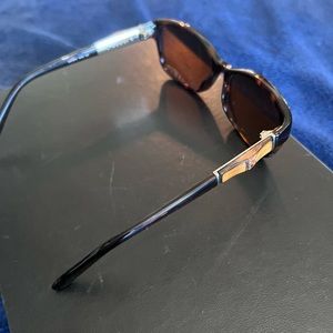 authentic vintage Gucci sunglasses / bamboo sides